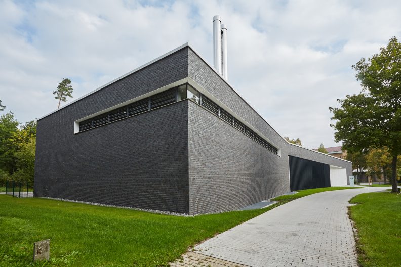 Projekt Krematorium Technik, Geb&auml;ude Aussenansicht