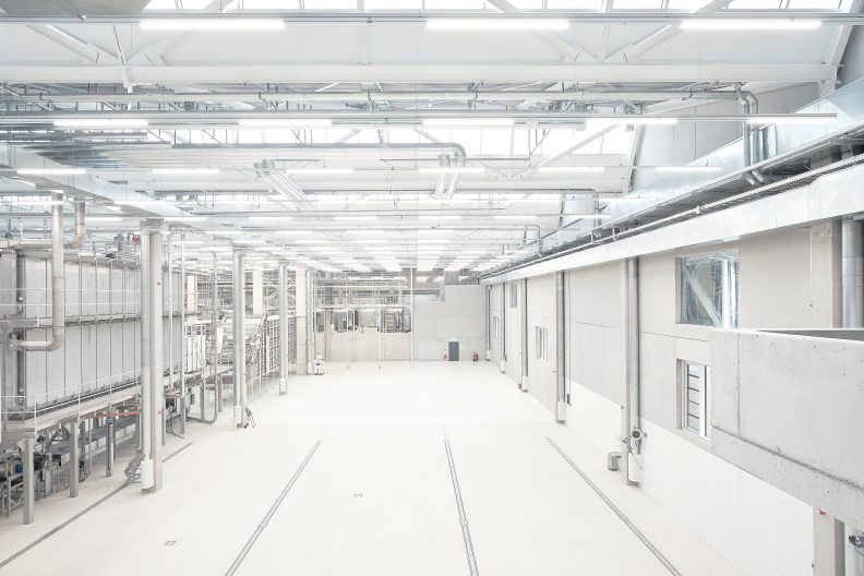 Produktionsgeb&auml;ude Albgold, Innenansicht