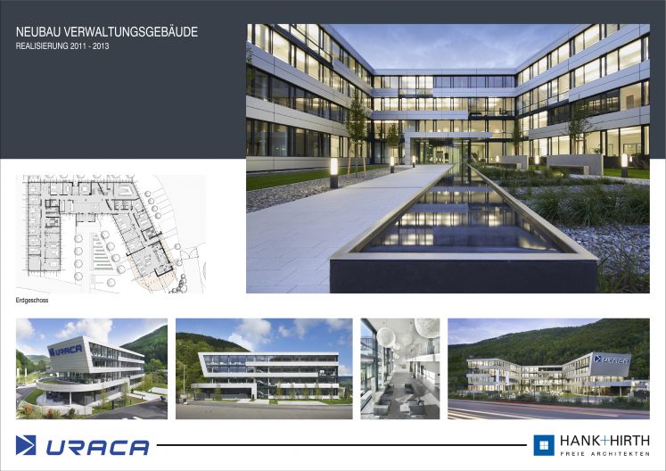 URACA Bilder Neubau u-f&ouml;rmiges Verwaltungsgeb&auml;ude