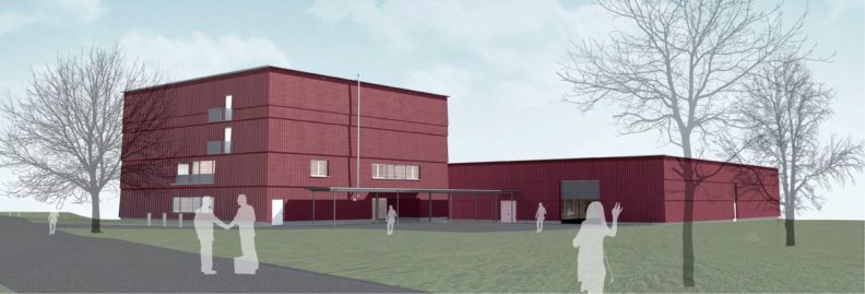 Projekt Fundusgeb&auml;ude, Aussenansicht