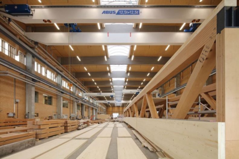 B20_Bild 02 Holzbau Zukunftwerkstatt, Innenansicht