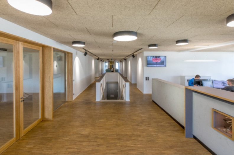 Produktionsgeb&auml;ude HPM, Innenansicht