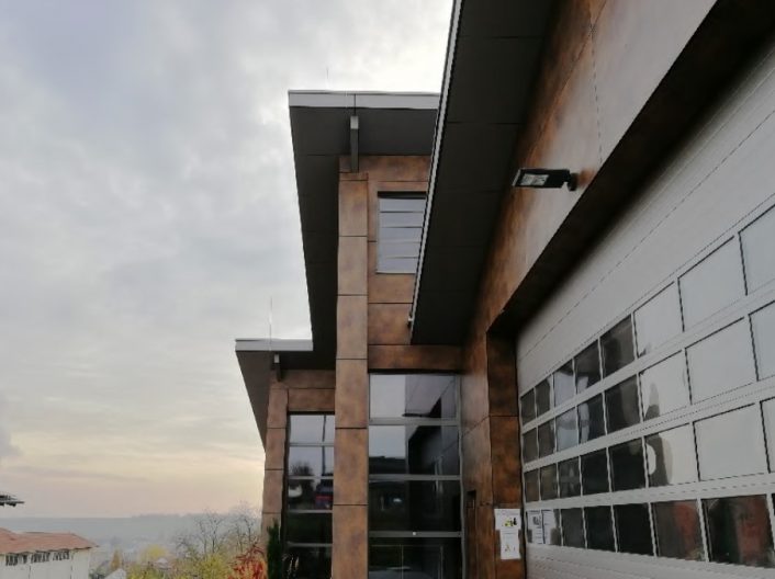Kelterei mit Weinlager, Fassade