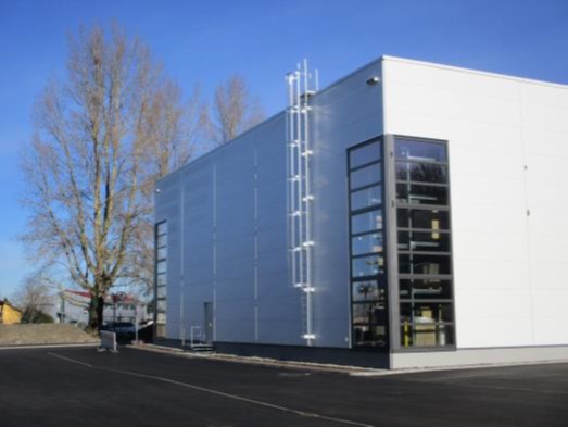 Industriehalle, Aussenansicht
