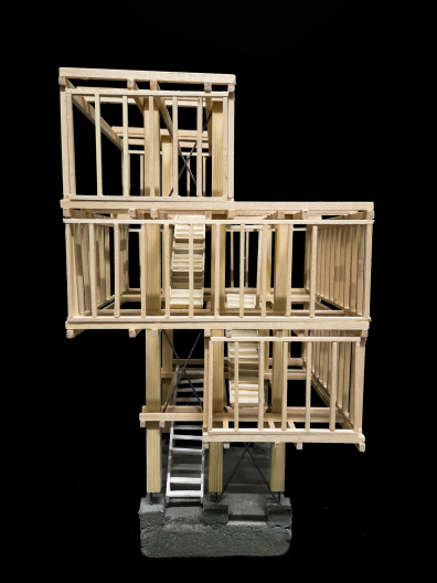 N11_Plaene Meterologische Wetterstation_Seite_10 Bild Tragwerkslehre Modell 1:50