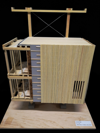N11_Plaene Meterologische Wetterstation_Seite_14 Bild Baukonstruktion Modell 1:50