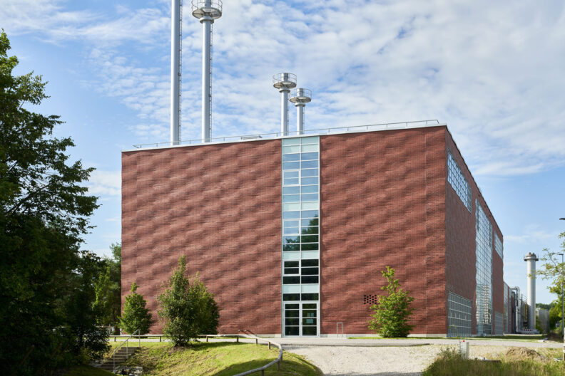 Au&szlig;enperspektive Neuordnung Energieanlagen Kl&auml;rwerk M&uuml;nchen 2