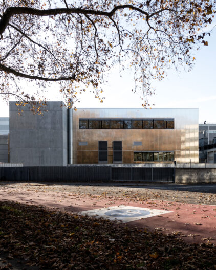 Au&szlig;enperspektive Neubau GaAs-FAB, im "Telefunkenpark" Heilbronn