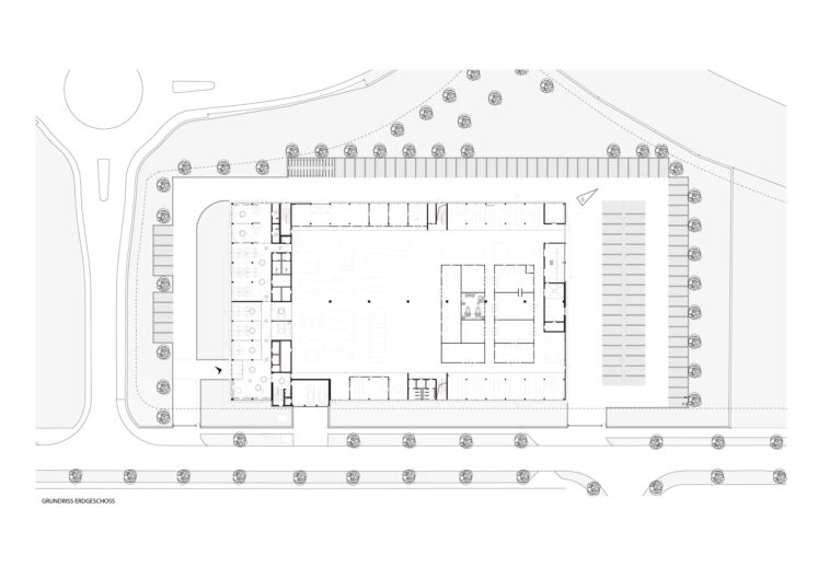 Grundriss EG Neubau Produktion medi-G