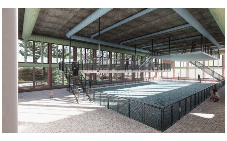 Innen Zuchtbecken Fischzucht K&ouml;nigsgarten Kleve